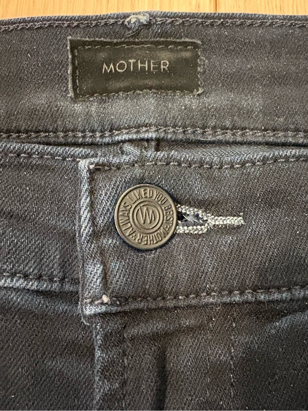 MOTHER High-Rise The Stunner Zip Two Step Fray Jeans - Picture 3 of 8